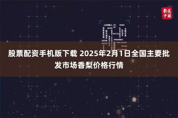 股票配资手机版下载 2025年2月1日全国主要批发市场香梨价格行情