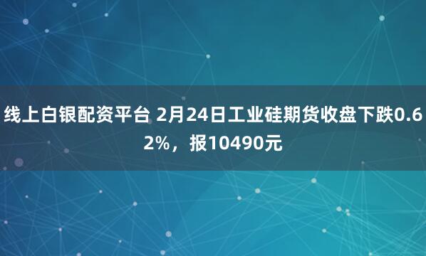 线上白银配资平台 2月24日工业硅期货收盘下跌0.62%，报10490元