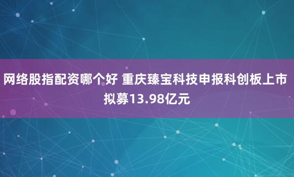网络股指配资哪个好 重庆臻宝科技申报科创板上市 拟募13.98亿元